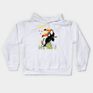 Cute toucan Tee Kids Hoodie